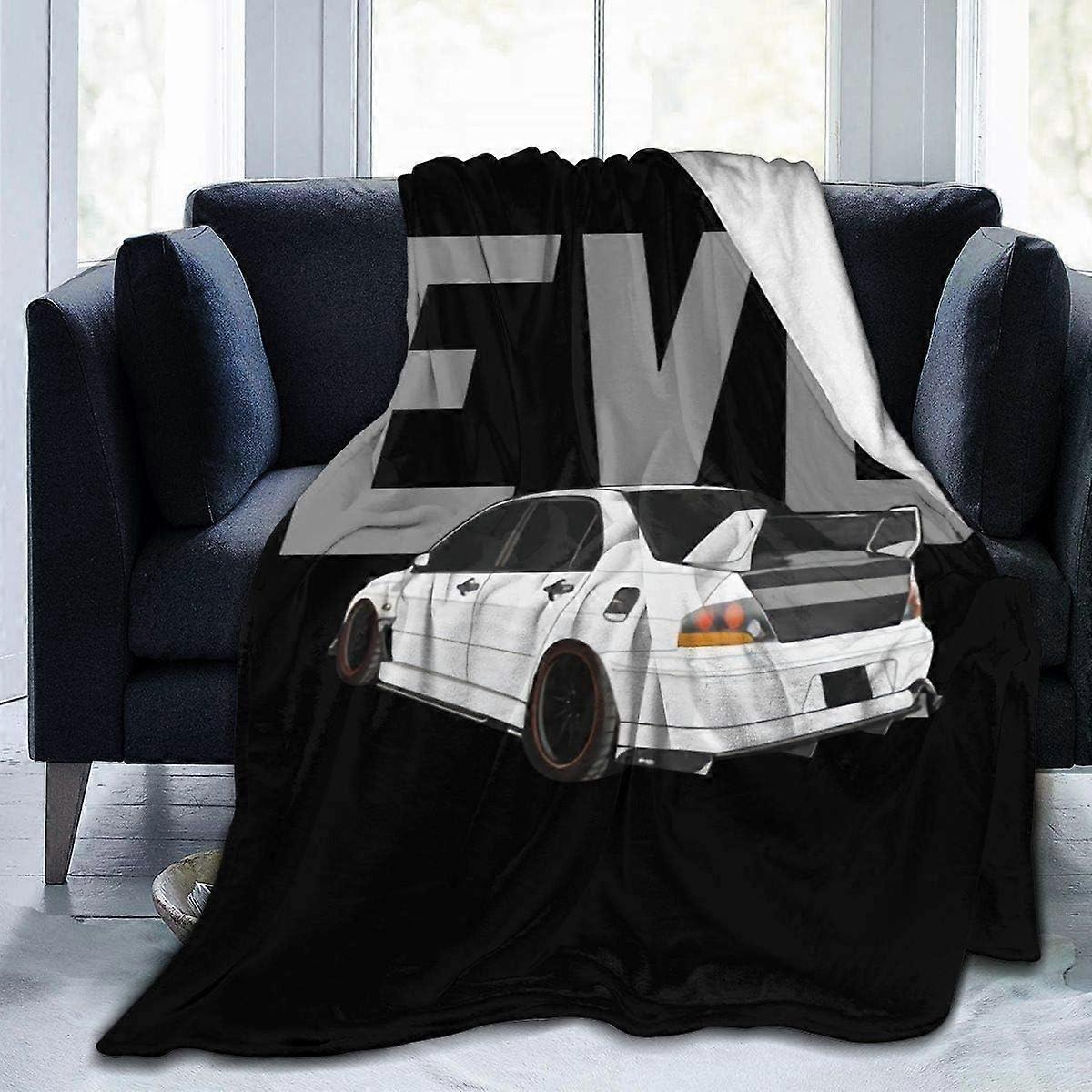 Mitsubishi Evolution Evo Triple Diamond Tuner Soft Micro Fleece Blanket-SYS20452