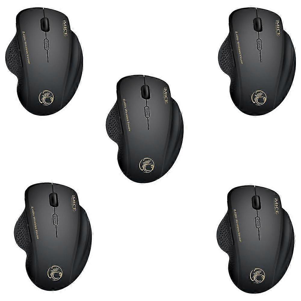 Imice Wireless Mouse 6 Keys Led 1600 Dpi Computer Charge Mouse