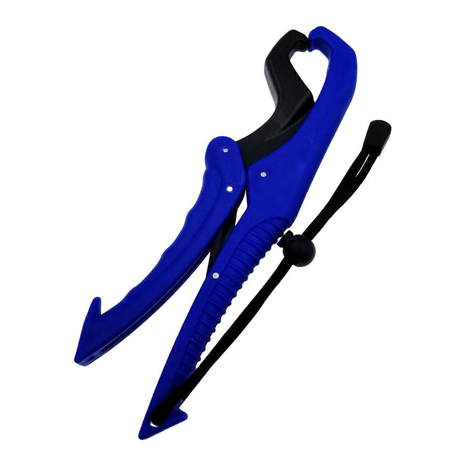 Handheld Fish Gripper Ergonomic Handle Lightweight Portable Fish Mouth Lip Grabber Fish Control Clamp Pliers Catcher Tong Fishing Accessories