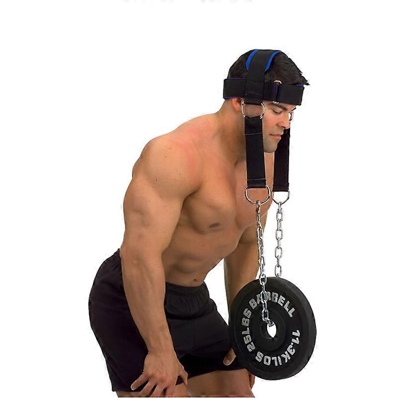 Head Harness Strengh Exercise Strap With Chain Adjustable Neck Power Training Belt Gym