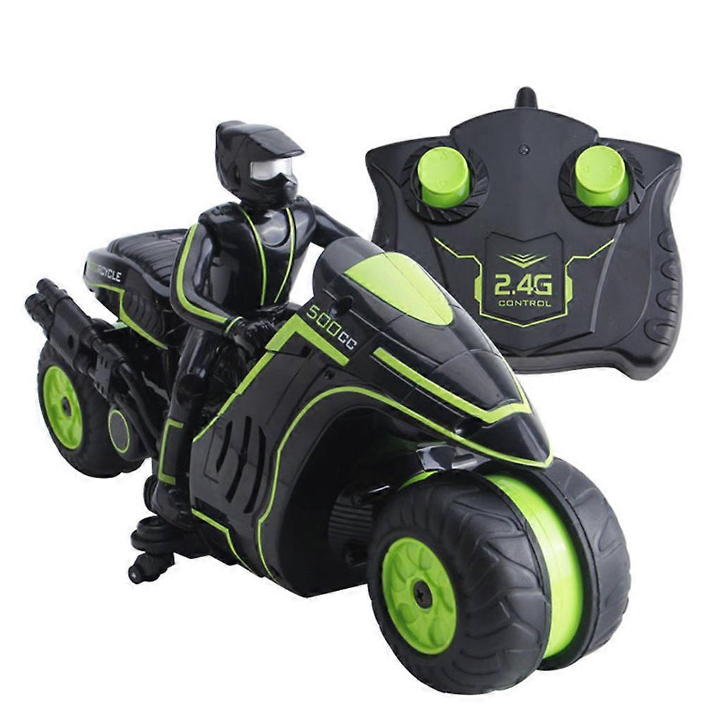 RC Motorcycle 2.4Ghz Remote Control 360 Degrees Rotating Drift Stunt Motorbike High Speed Racing