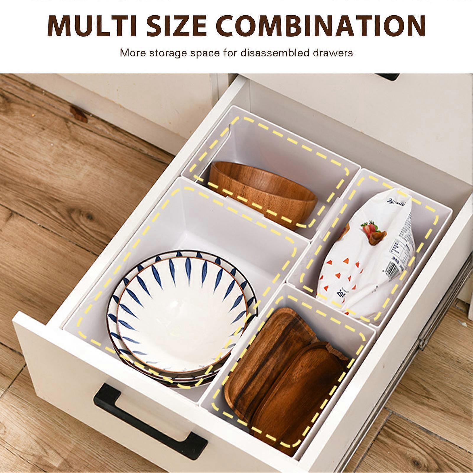 Cabinet Storage Box Multifunctional Rectangular Cosmetic Drawer Organizer