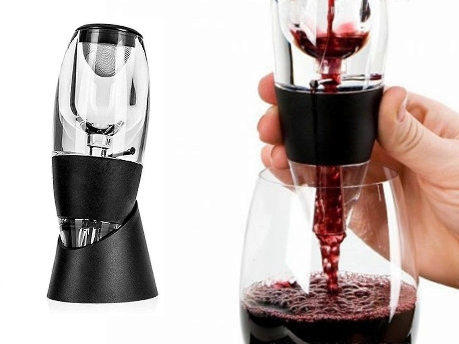 3PCS Wine Aerator Decanter Pourer Sediment Filter with Base
