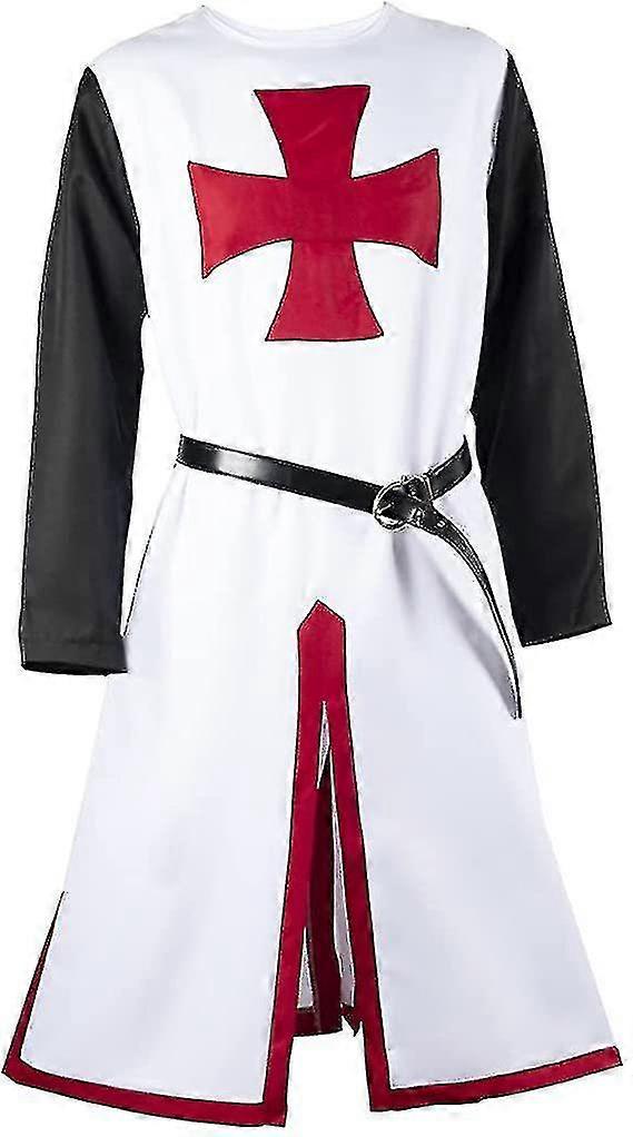 Halloween Costumes, Templar Costumes, Party Stage Costumesburgundy Templar Sleeved Version Without Belt