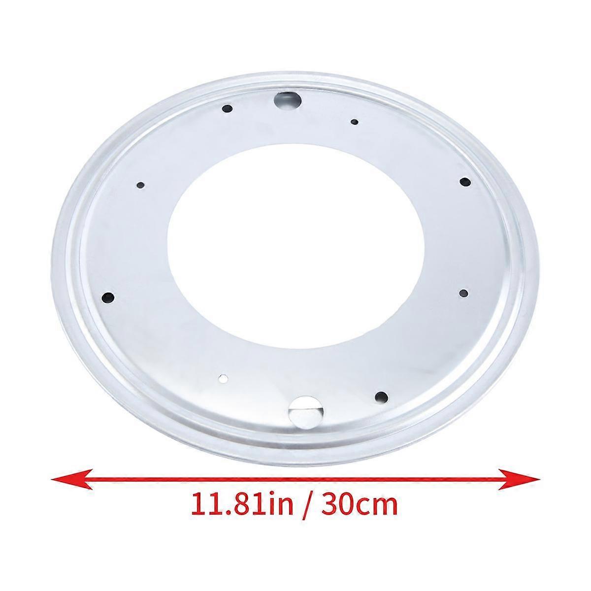 2 Pack Lazy Hardware 12 Inch, 360 Rotating Bearing Plate 5/16Inch Thick, 750Lbs Heavy Duty Swivel