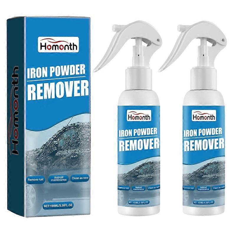 2Pcs 2024 New Car Rust Removal Spray Multi-Purpose Rust,Remover Rust Inhibitor Derusting Spray 100ml