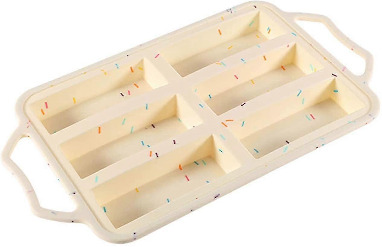 Silicone Muffin Pan With Handle Cupcake Baking Pan 6 Cup Regular Muffin Baking Mold Non-stick Muffin Tray Food Grade Molds Silicone Muffin Tin Silicon