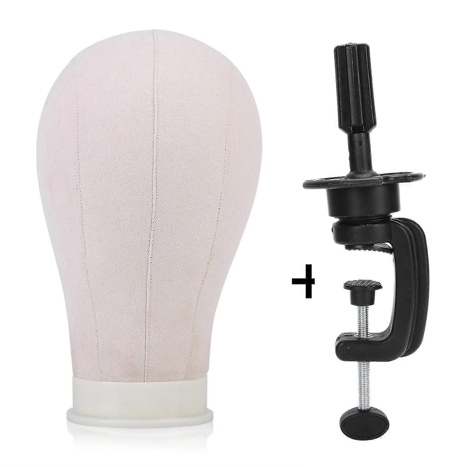 23inch Canvas Head Wig Model Making Mannequin Head Hat Headwear Cap Display Manikin Model