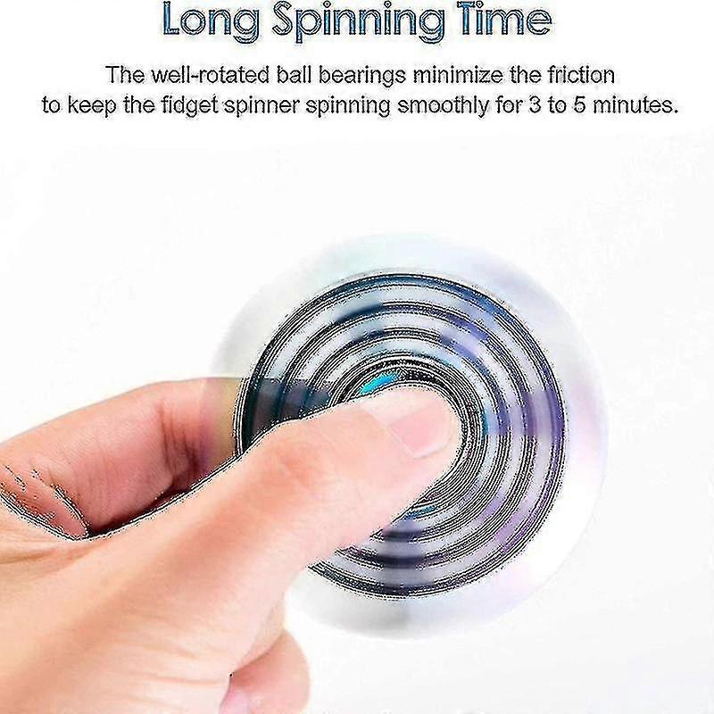 Metal Fingertip Gyro Toys Anti-pressure Alloy Fingertip Adult Toys Children's Edc Decompression Gift