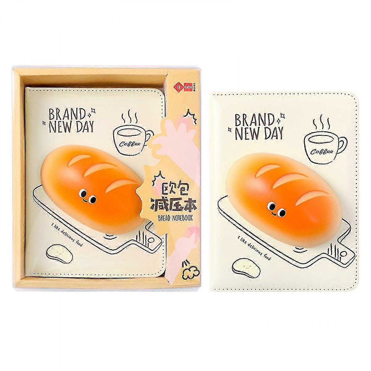 Decompression Bread , Color Page Book Hand Ledger Notebook