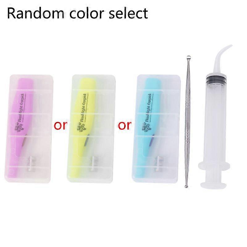 Tonsil Stone Remover Kit With LED Light Box + Irrigation Syringe + Premium Tool