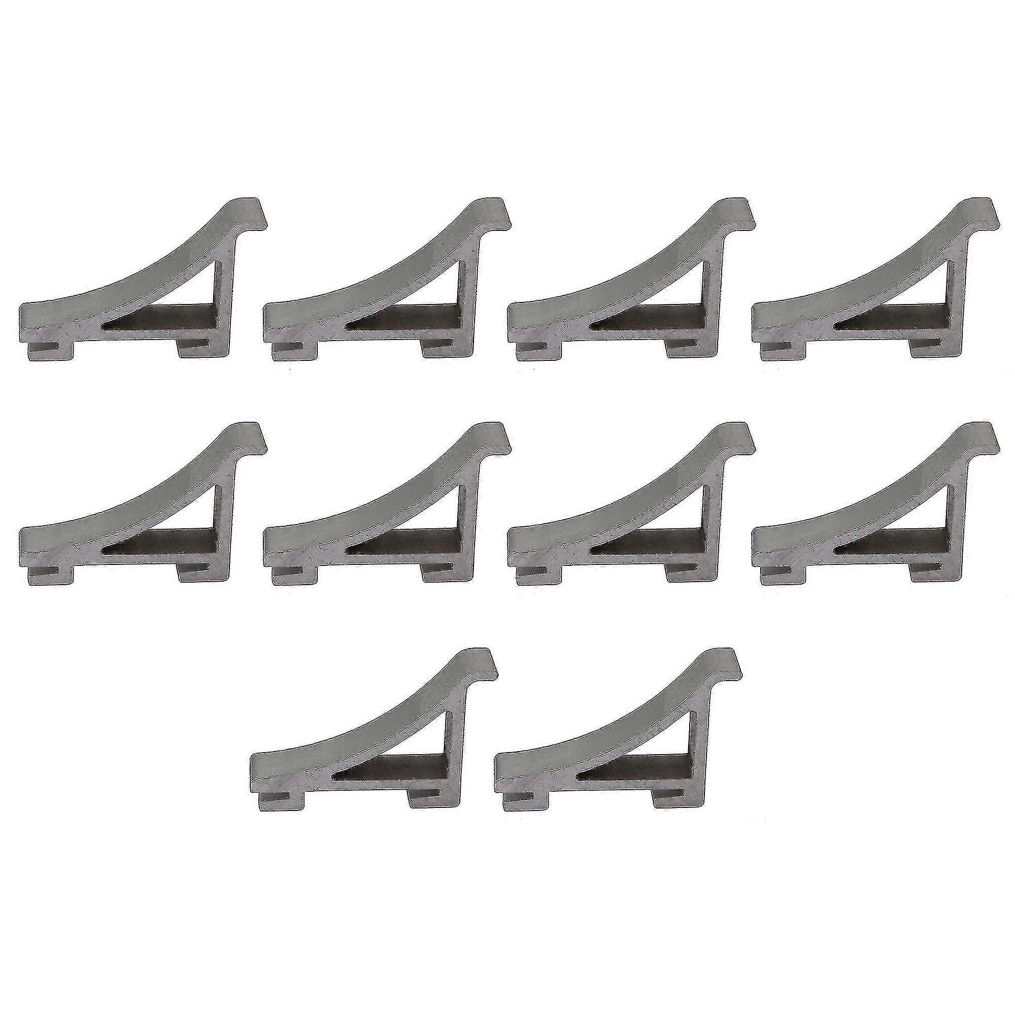 10pcs Aluminum Alloy Large Size Freezer Shelf Brackets Replacement