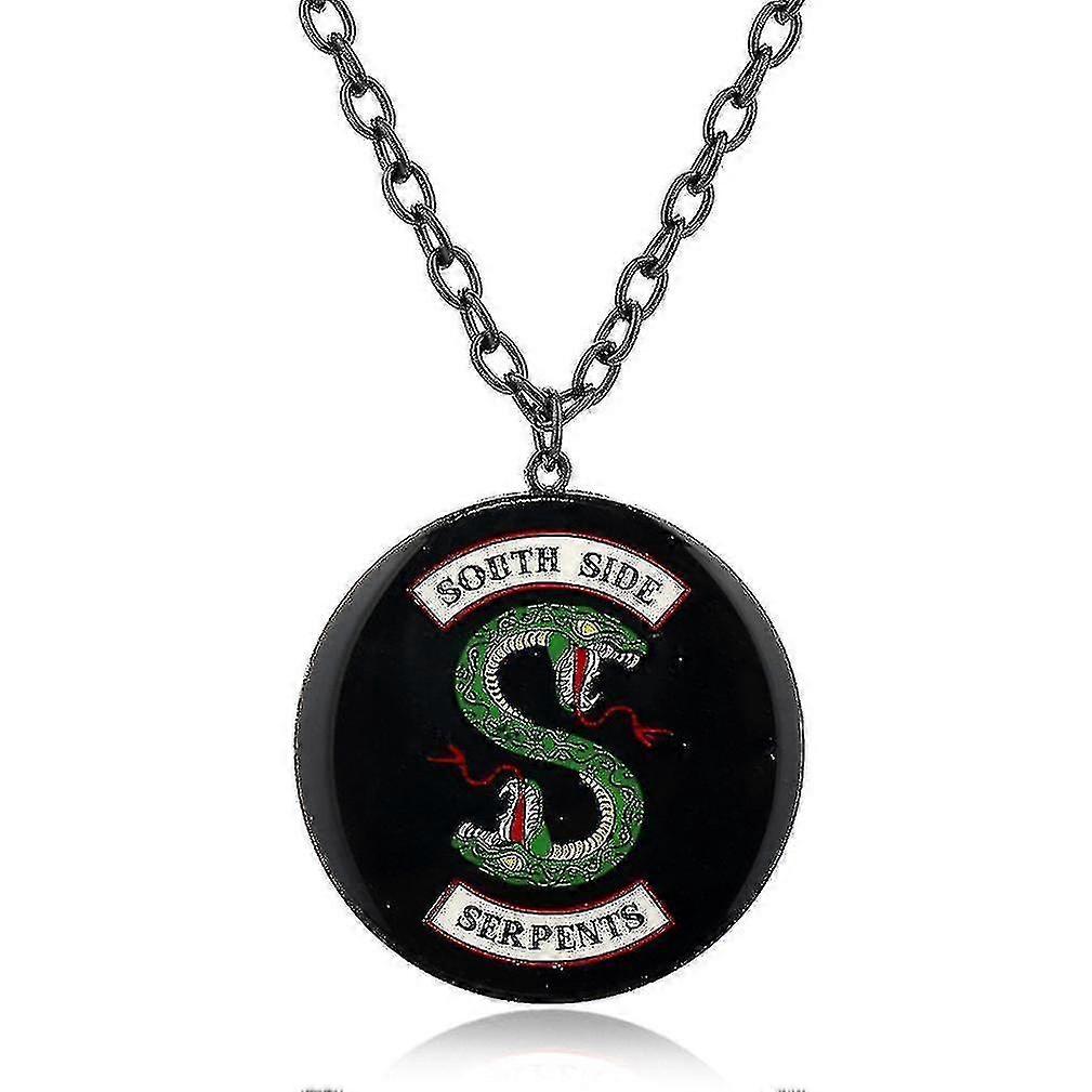 Riverdale Valley Town Round Pendant Necklace