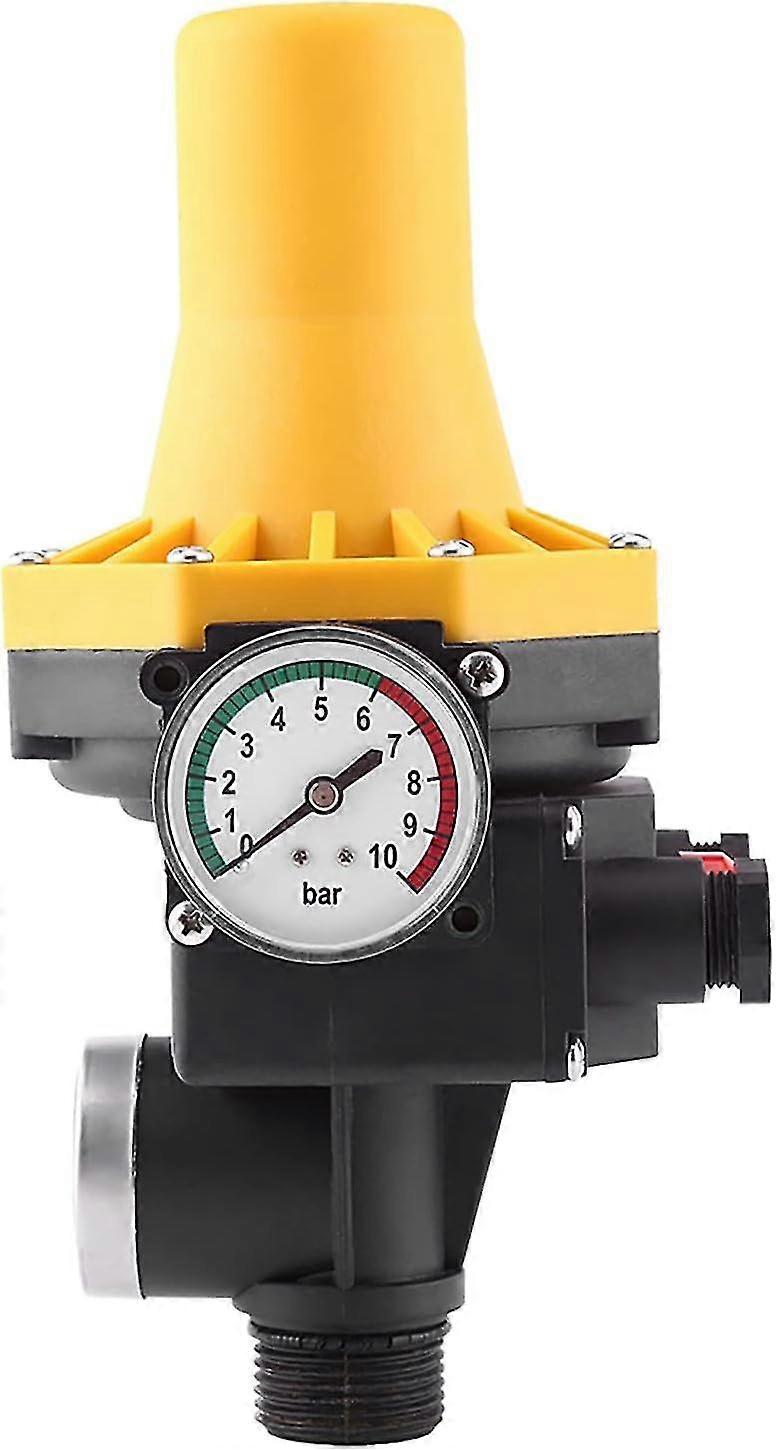 تحكم أوتوماتيكي في مضخة المياه ، مفتاح تحكم كهربائي 220 فولت مع مقياس ضغط للمنزل ، فناء - q36/YY