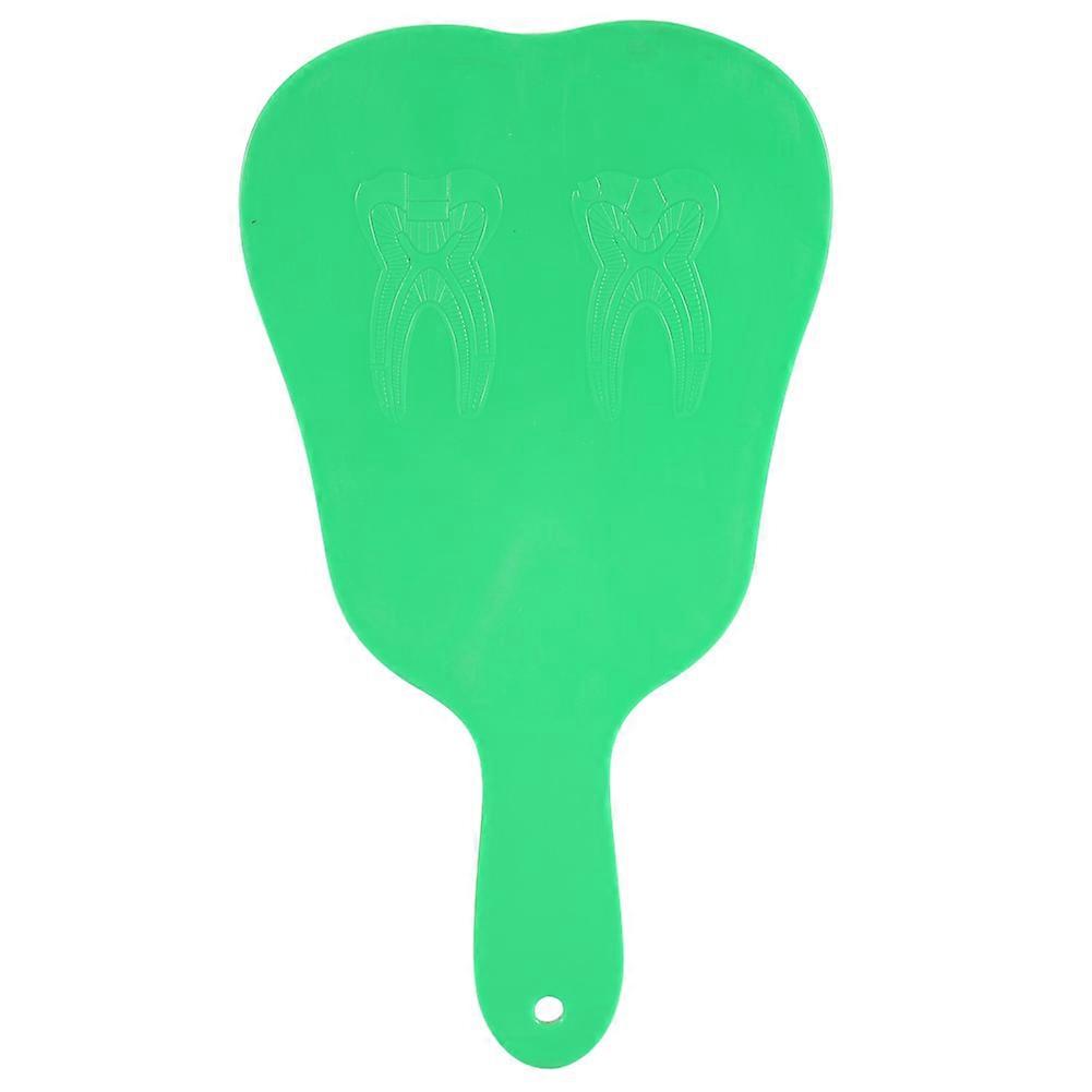 New Cute Useful Plastic Handle Tooth Dental Care Hand Mirror Tool(Green)