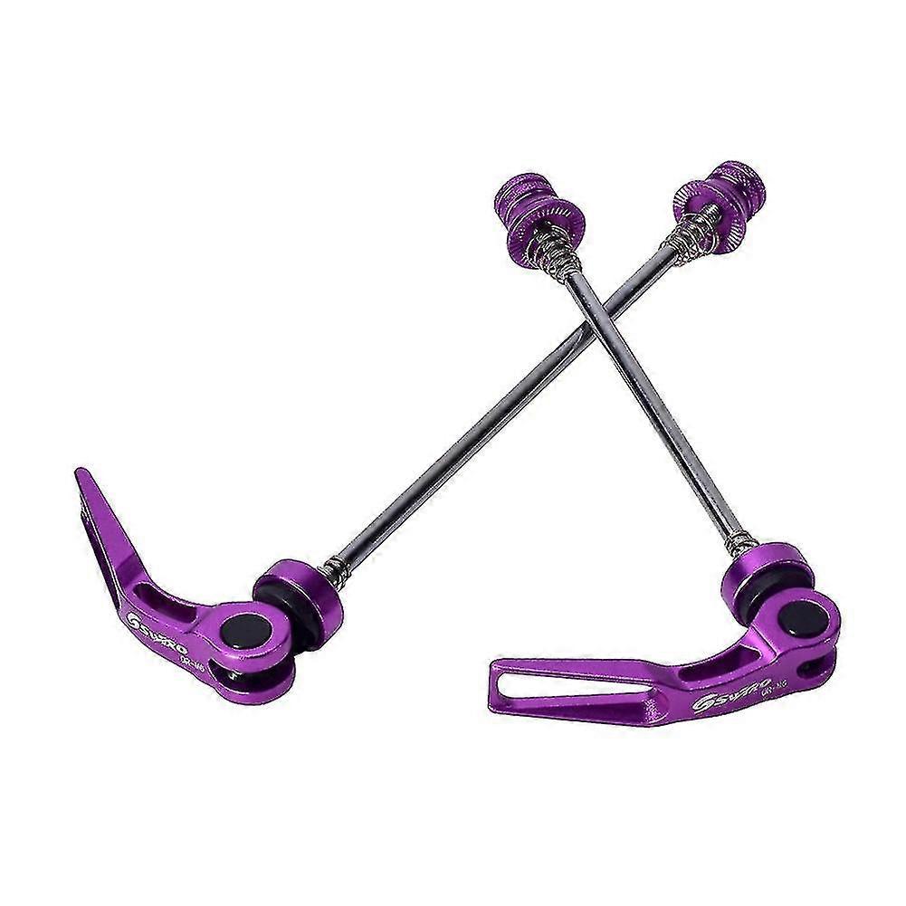 Swtxo Qr Quick Release Mtb Bike Bicycle Hub Skewers Lever,purple