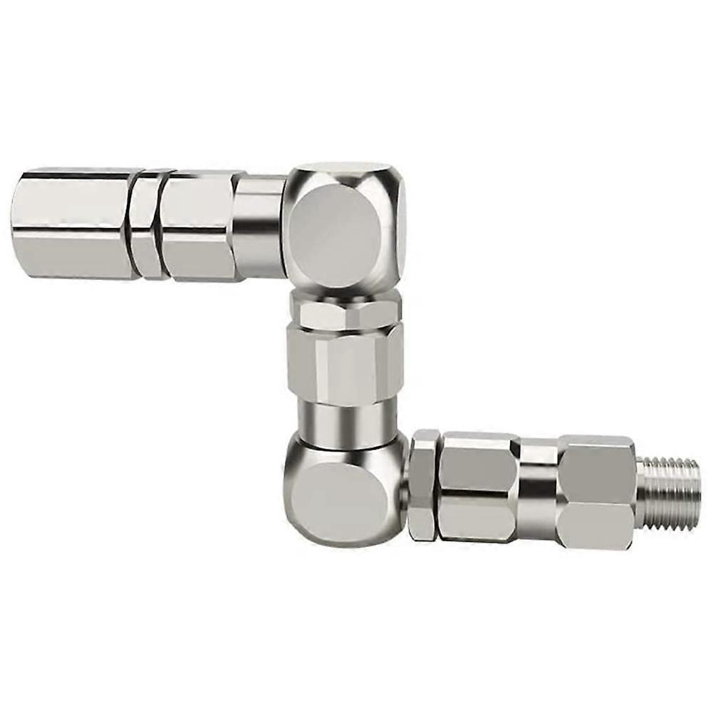 1/4 Z-Type Joint Paint Sprayer Pump Accessory 1/4 (M) X 1/4 inch (F) Z-Swivel 6500PSI Stainless Ste