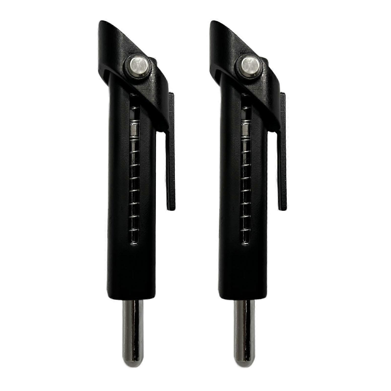 Weight Stack Pin Multifunctional Replacement Bodybuilding Locking Weight Pin Black 2pcs