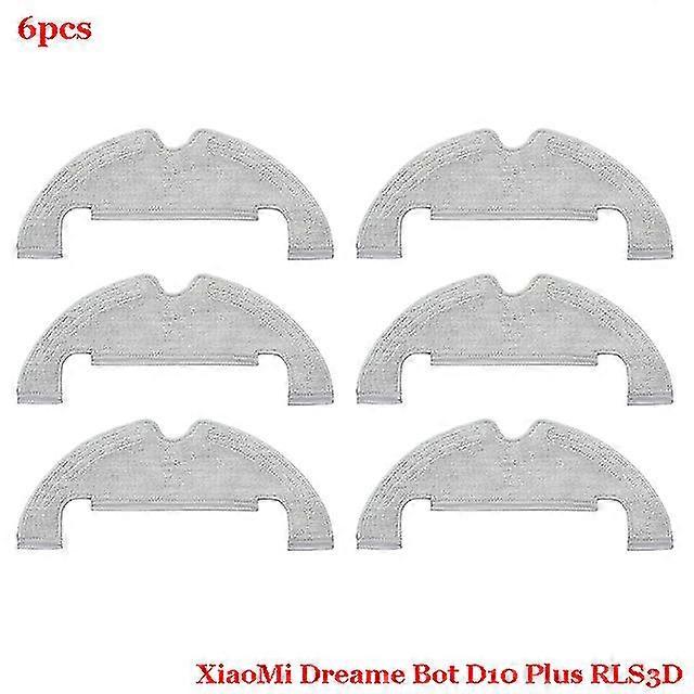 For Xiaomi Dreame Bot D10 Plus Rls3d Robot Vacuum Cleaner Replacement Parts Main / Side Brush Hepa Filter Mop Cloth Dust Bag