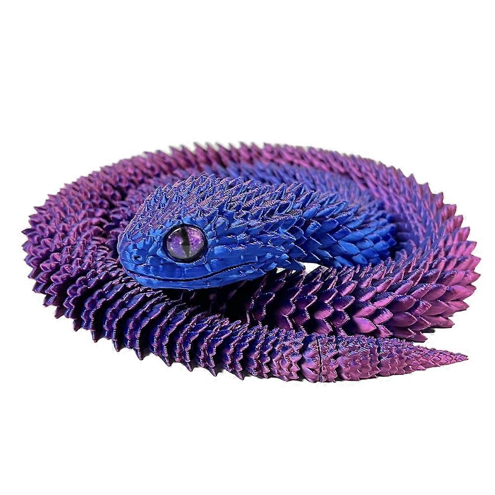 3D Viper Multi-Joint Movable 3D Snake Flexible Articulated Figure Model Gift Gift 3D Gift E