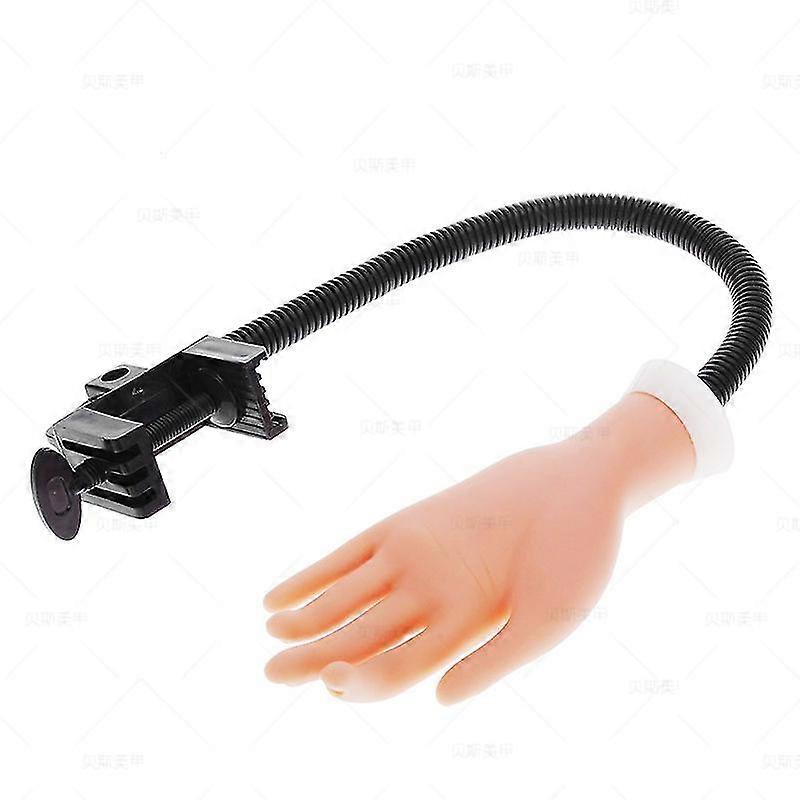 Nail Art Hands Flexible Silicone Practice Hand Manicure Training Nail