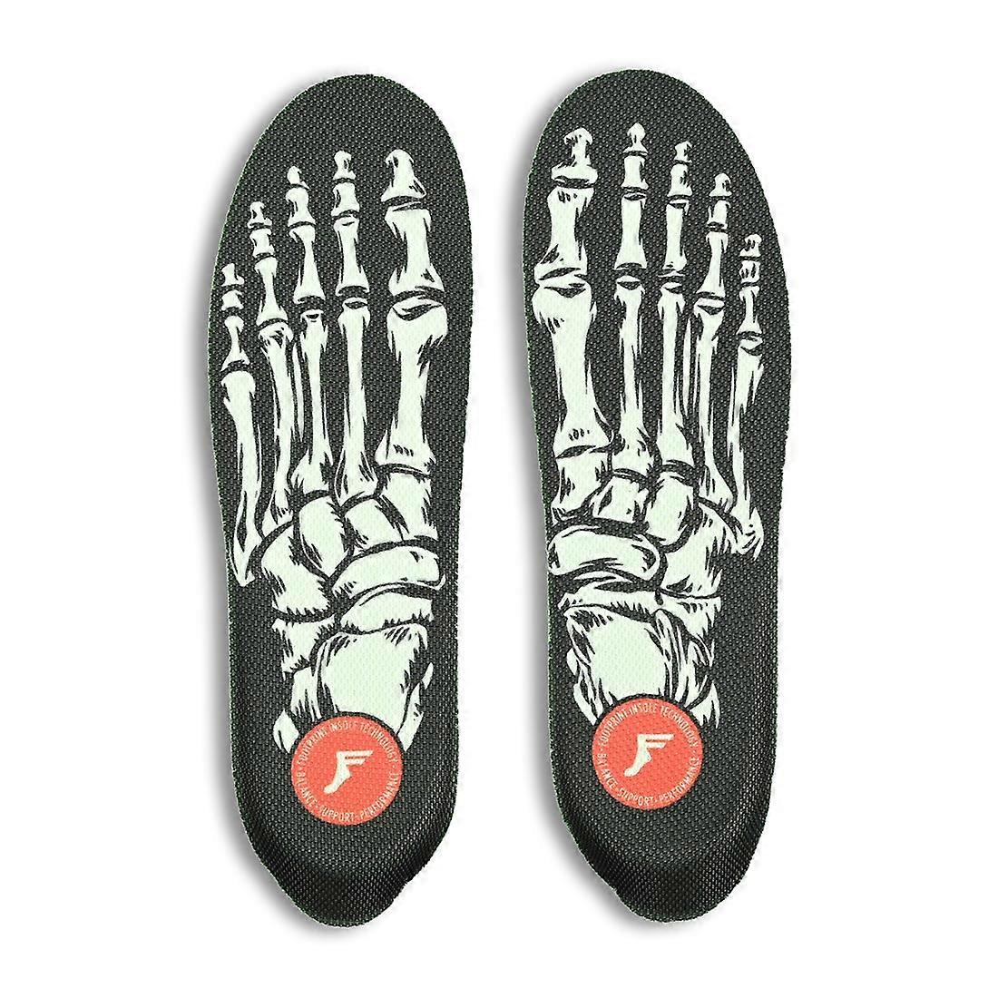 Footprint Kingfoam Elite Mid Einlegesohlen - Skeleton Schwarz