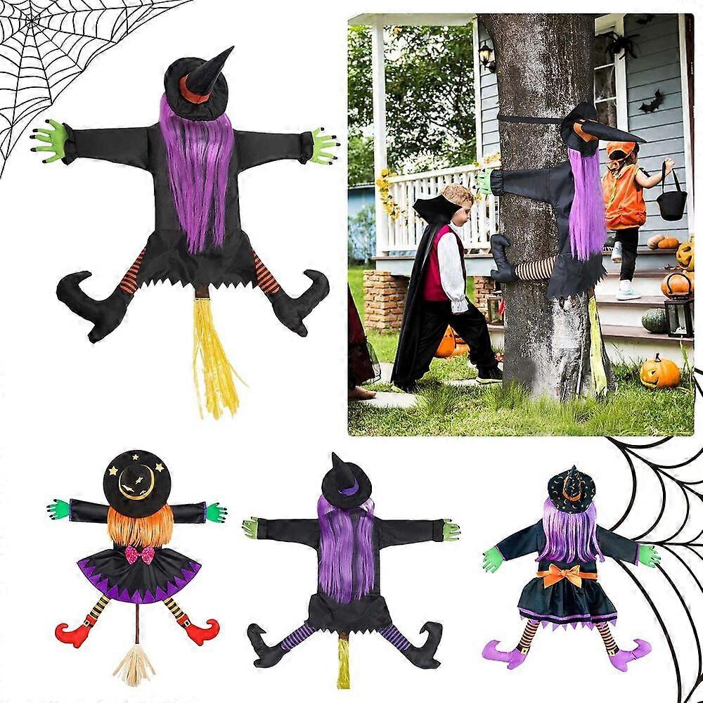 Halloween Witch Doll Climb Walls Climb Trees Hug Trees Hanging Decorations Decor