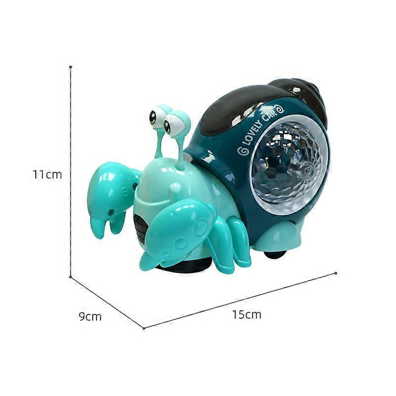 Crawling Crab Toy with Music and LED Light Toddler Interactive Development Toy