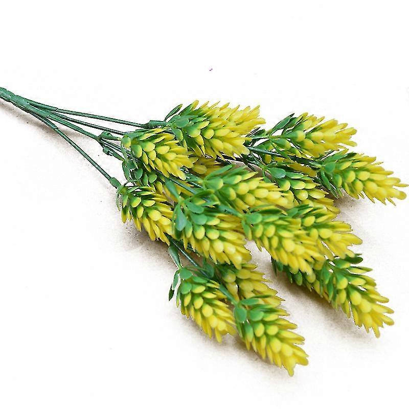 2pcs Artificial Pine Branches Green Leaves Needle Artificial Pine Tree Branches Plastic Pine Leaves