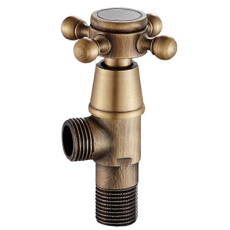 Angle valve for faucet interface (1 - copper color)