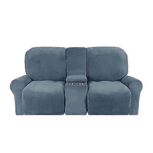 أغطية أريكة كرسي 2 مقعدغطاء أريكة مع حامل أكواب مخملية كرسي Loveseat