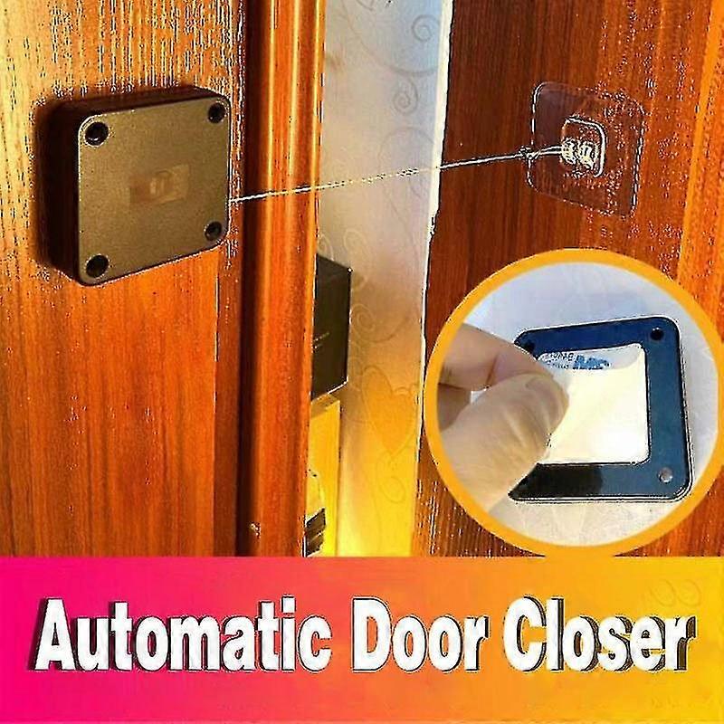 Punch- Automatic Sensor Door Closer, Functal Automatic Door Closer, Ial Auto Door Closer With String, Closer D