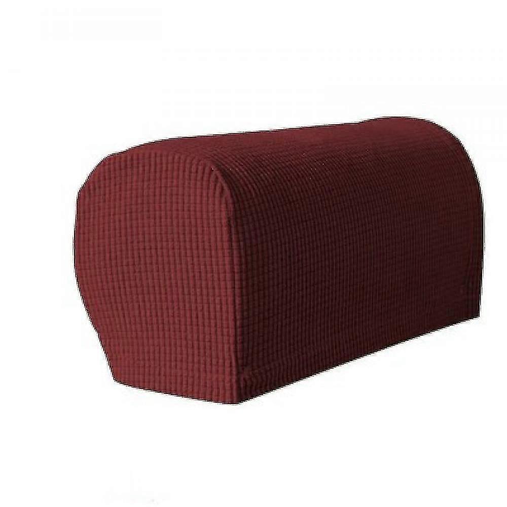 1 pair sofa armchair slipcovers(wine red)