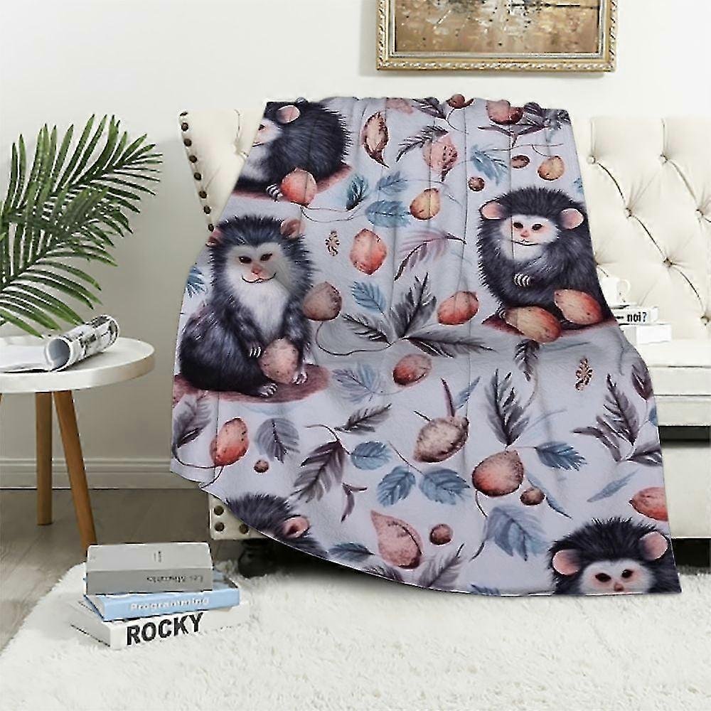بطانية القنفذ ، بطانية أطفال ناعمة مع هدايا القنفذ بنمط القنفذ اللطيف للغاية للفتيات والنساء عشاق القنفذ Cozyids10849