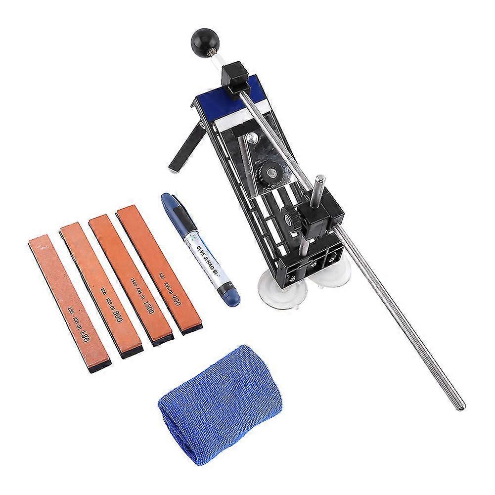 Professional Knife Sharpener System with 4 Stones - Kitchen Sharpening Tool