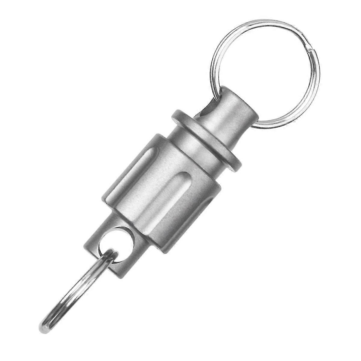 Titanium Quick Release Keychain, Detachable Double-end Swivel Key Chain Connector Kit Heavy Duty Car Key Clip