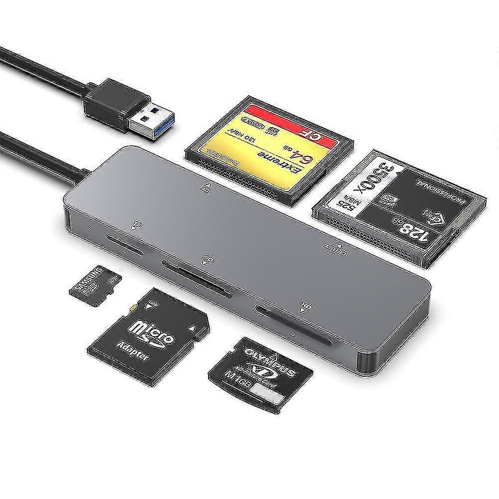 New All-in-one Card Reader Cf/sd/xd/cfast/tf Card Reader