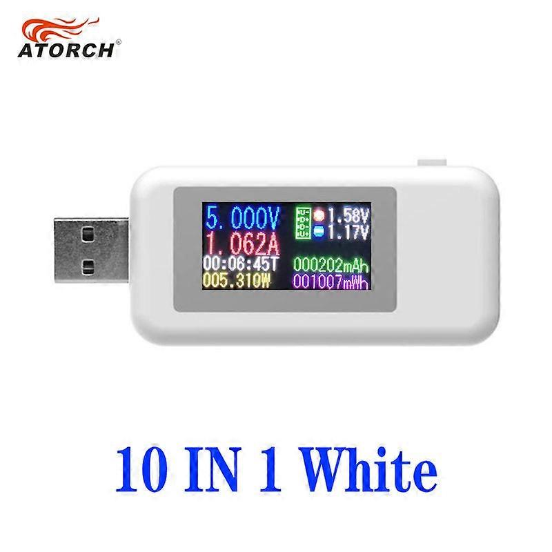 10/13 in 1 USB Tester Current Voltage Indicator Electric Ammeter Power Meter Charge DC Digital Multimeter Voltmeter Wattmeter