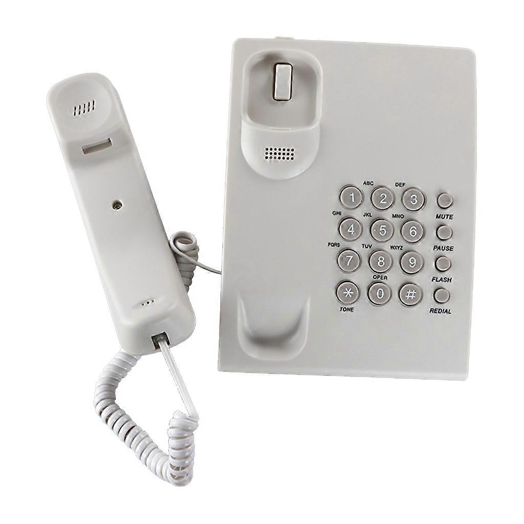 KX-TSB670 Fixed Landline Telephone Wall Phone with Mute, Pause and Redial