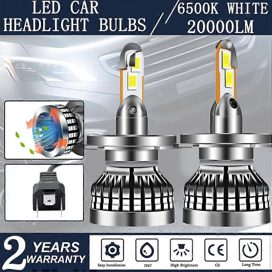 H4 H7 LED Car Headlight H1 H3 H11 9005 9006 9012 Led Car Lights Bulbs CANBUS 6500K High Brightness Headlamp Fog Light 12V White