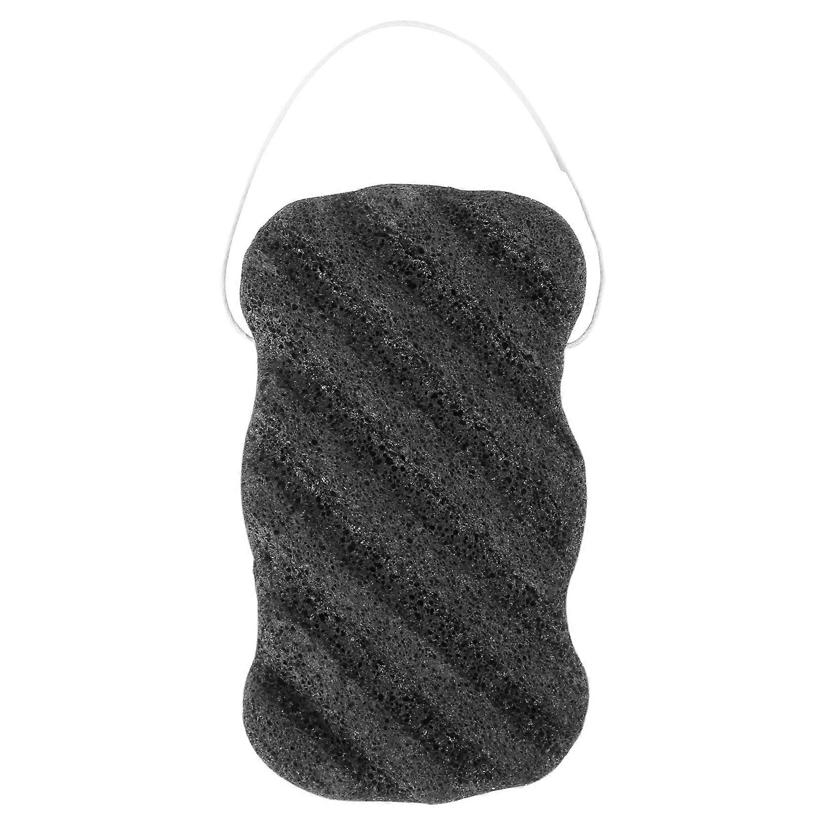 Konjac Sponge Set with Activated Bamboo Charcoal - Sponge Deep Cleansing Sponge for Skin Care