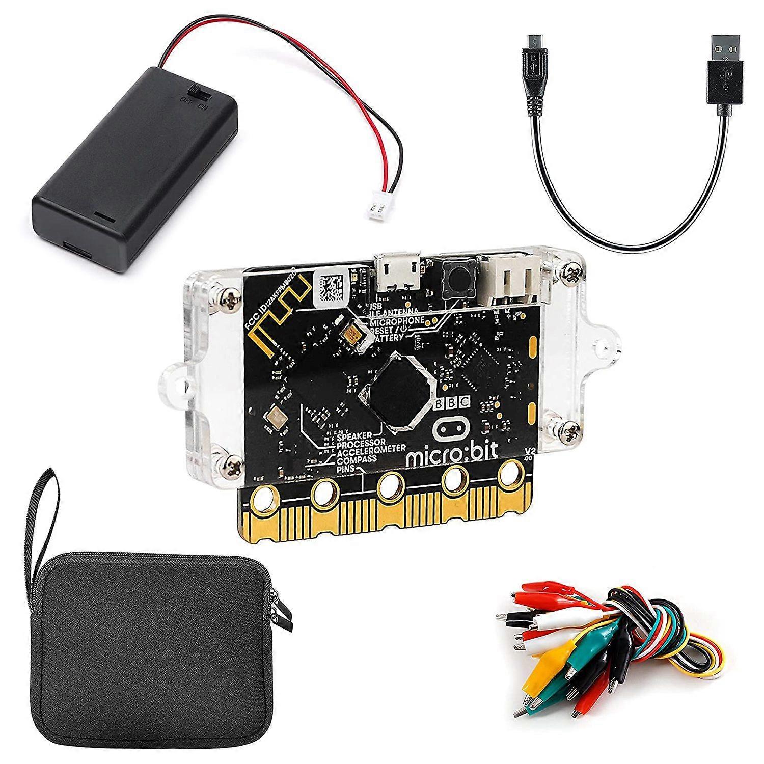 Microbit Single Board V2 Kit BBC Board Built-in Speaker and Microphone Support Machine Learning
