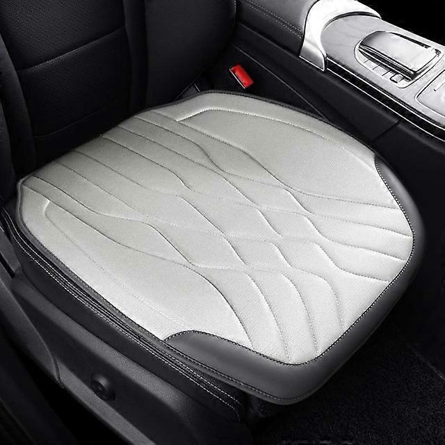 Car Seat Covers Skin-frinedly Nappa Leather for Baby Seat Cushion Ice Silk Fabric Breathable Automobiles Seat Cushions