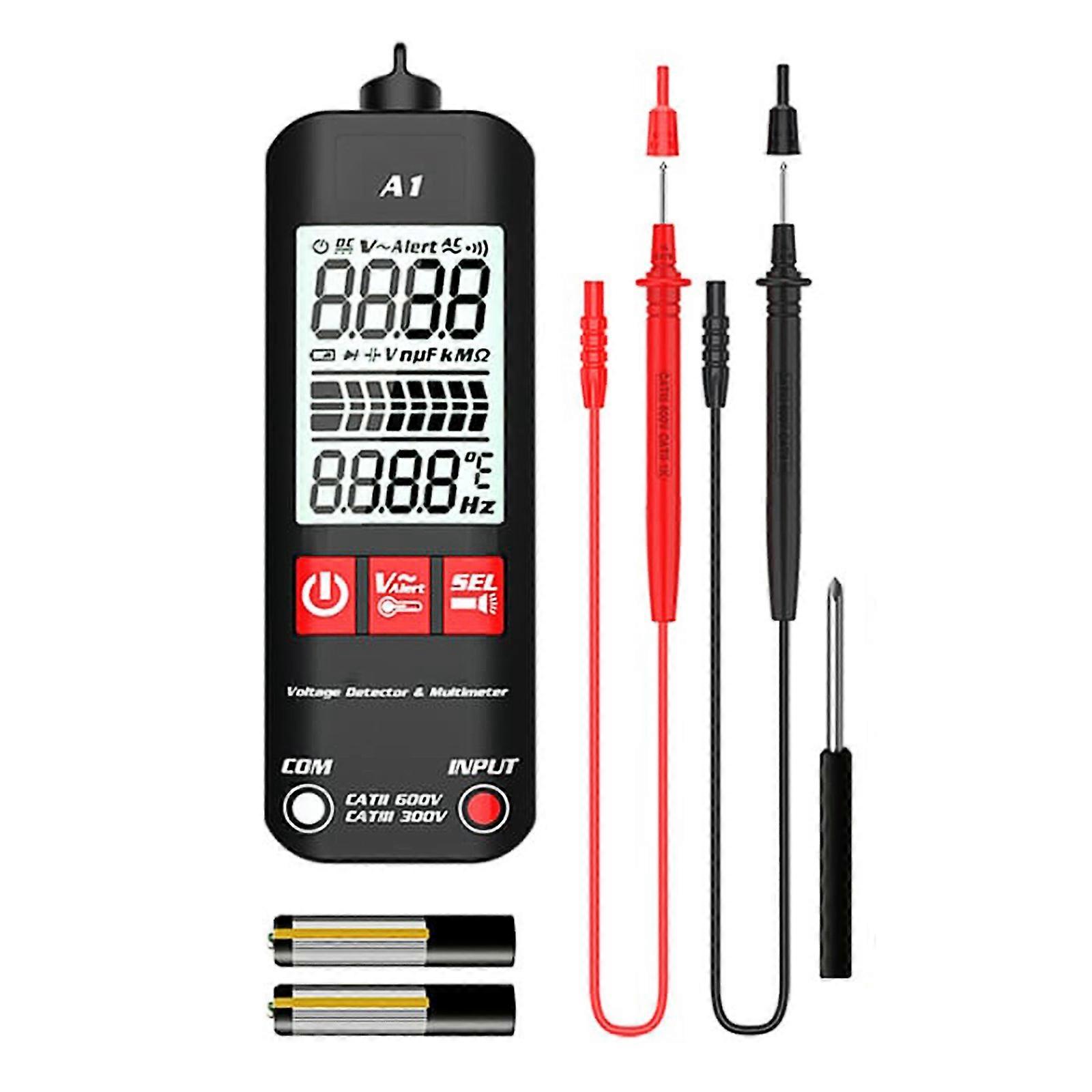 Digital LED Multimetro Live Wire Detector Durable Red Non-Contact Creative Multi-Function Anti Burning Voltage Tester