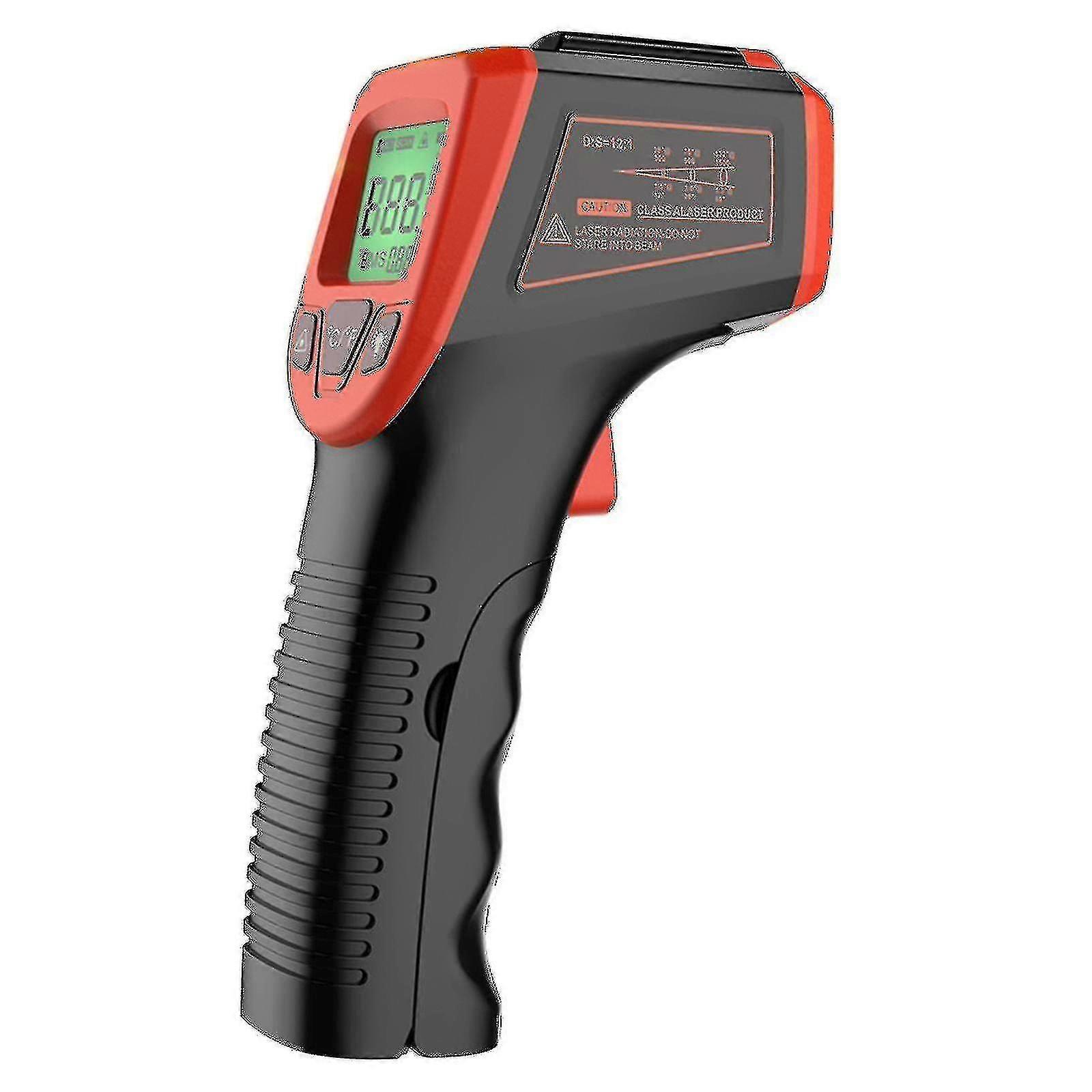Lcd Laser Pyrometer Ir Infrared Thermometer Up To 600c Temperature Measuring