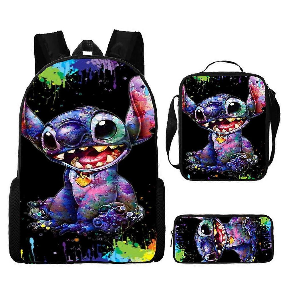 Stich Rucksack Dreiteiliges Set Schultasche