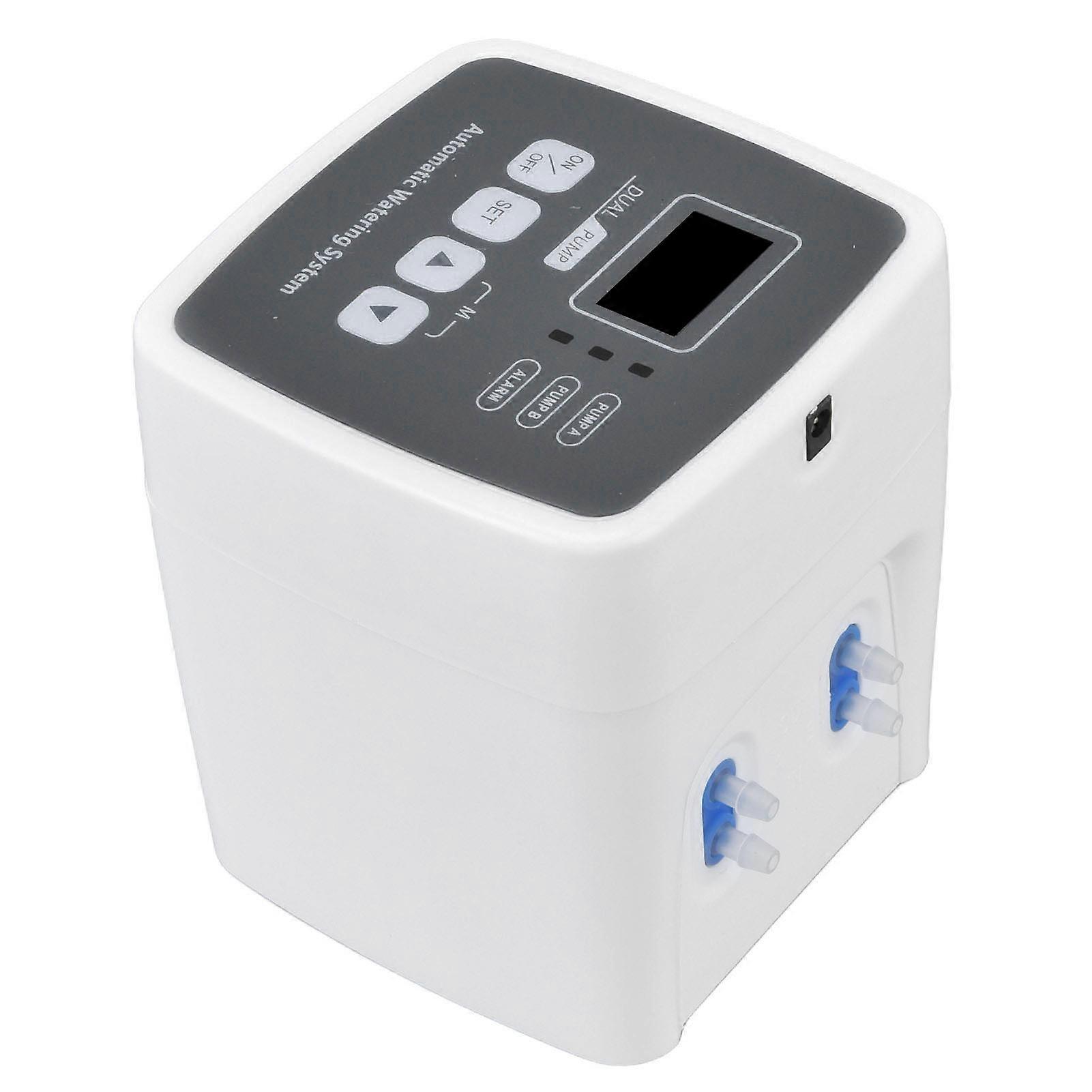 Timer di irrigazione automatico Giardino Doppia pompa Controller 110-240V UK Plug