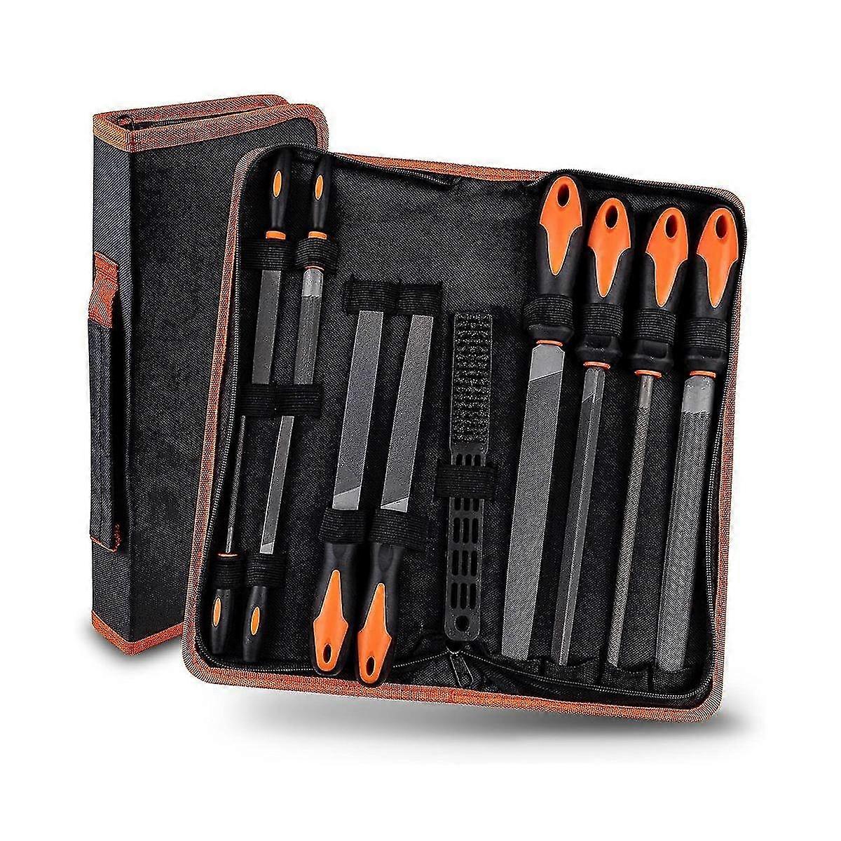 File Set - 11 Pieces - Professional File Set For Wood Metal Plastic - Files In All Shapes -workshop