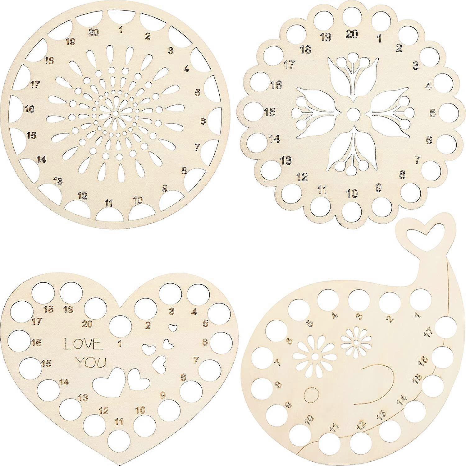 4 κομμάτια κέντημα νήμα Διοργανωτής ξύλινο σταυρό βελονιά νήμα κάτοχος νήμα Διοργανωτής Σταυρός Βελονιά Ξύλινη Κλωστή Φύλακας Ράψιμο Νήμα Αξεσουάρ