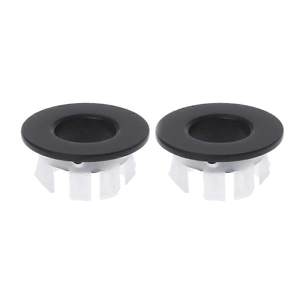 2pcs Sink Hole Overflow Cover Basin Sink Overflow Cover Bathroom Basin Insert